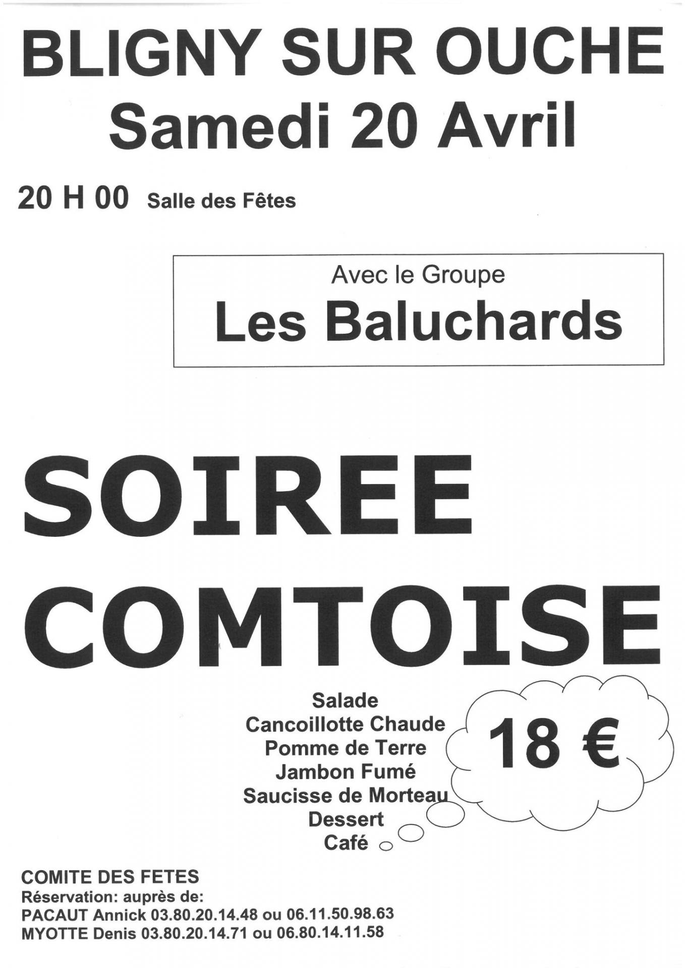 soirée comtoise