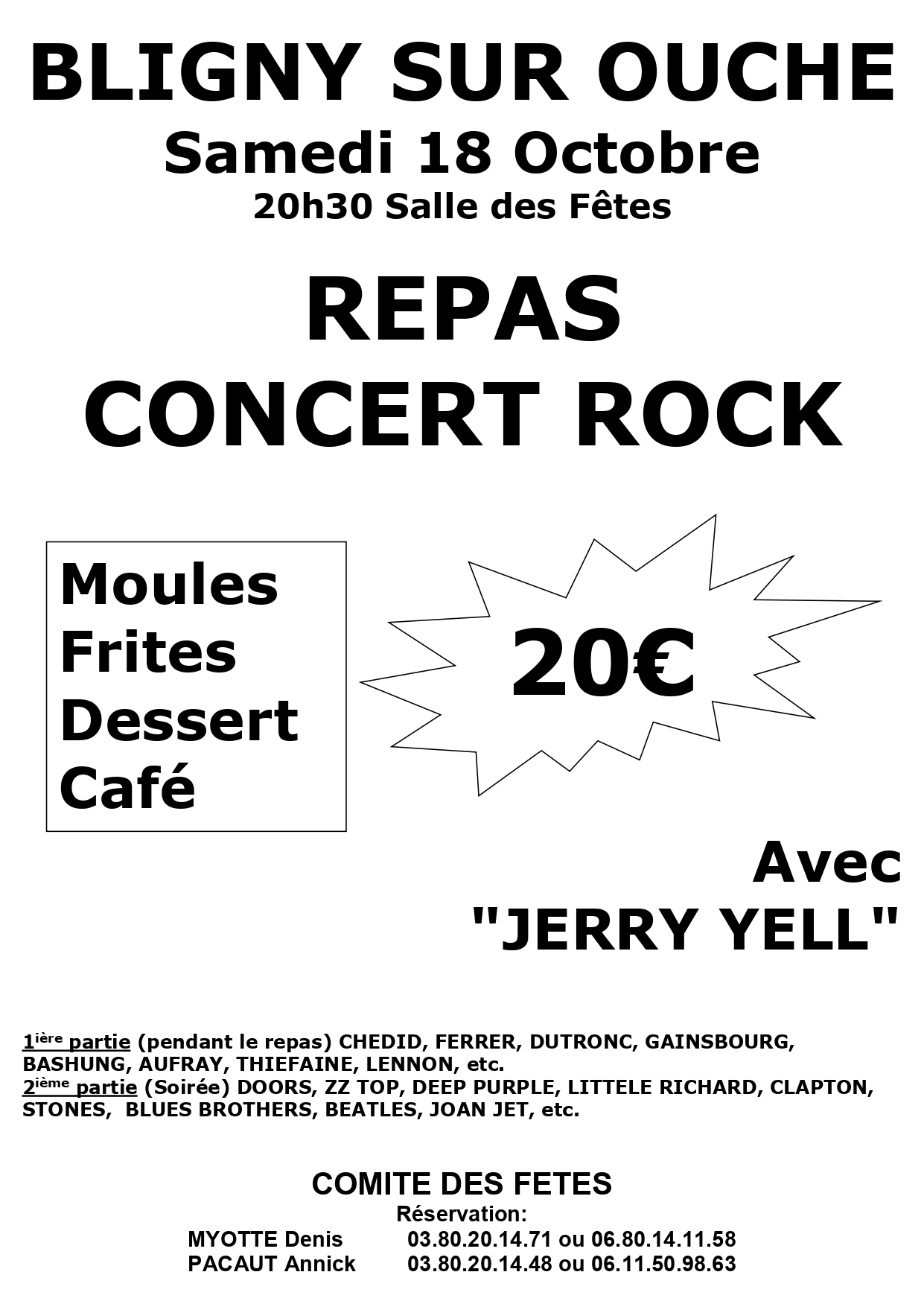 soiree rock