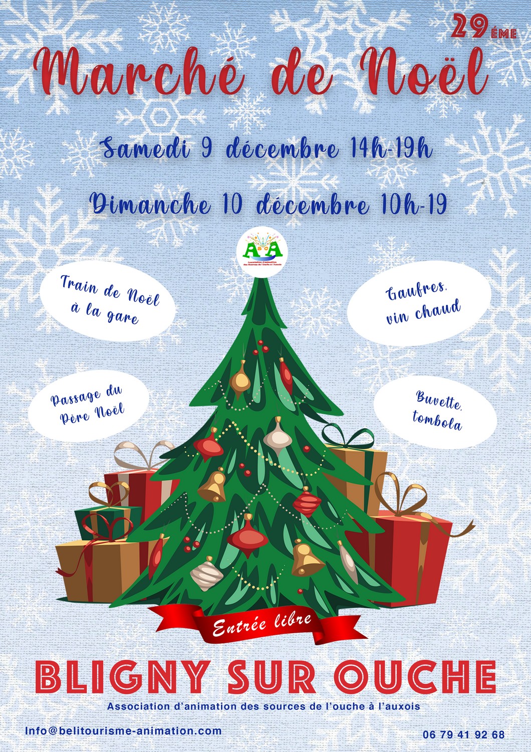 affiche marché de noël