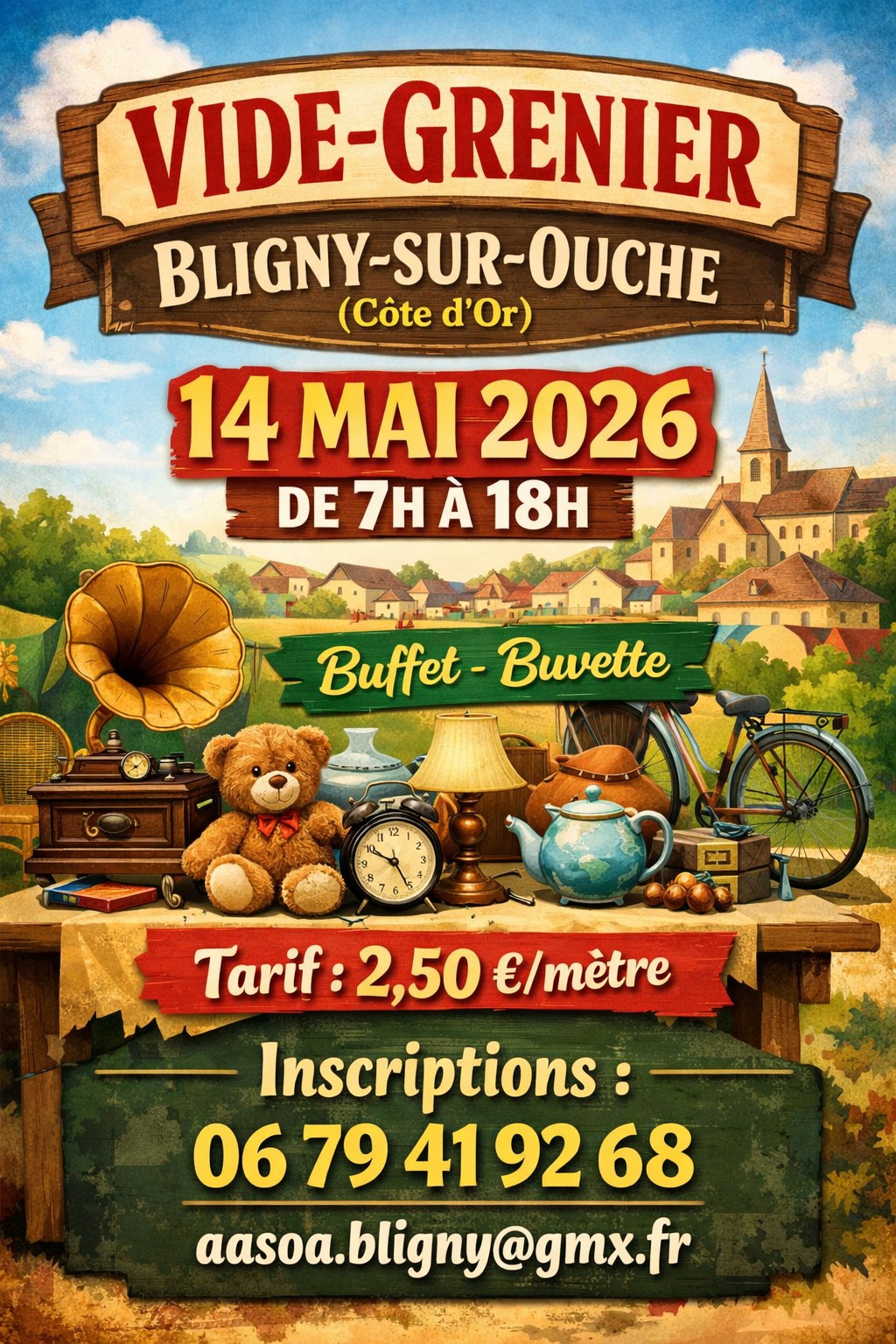 Vide greniers de Bligny sur Ouche