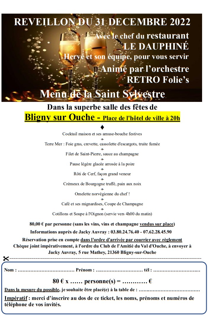 affiche reveillon