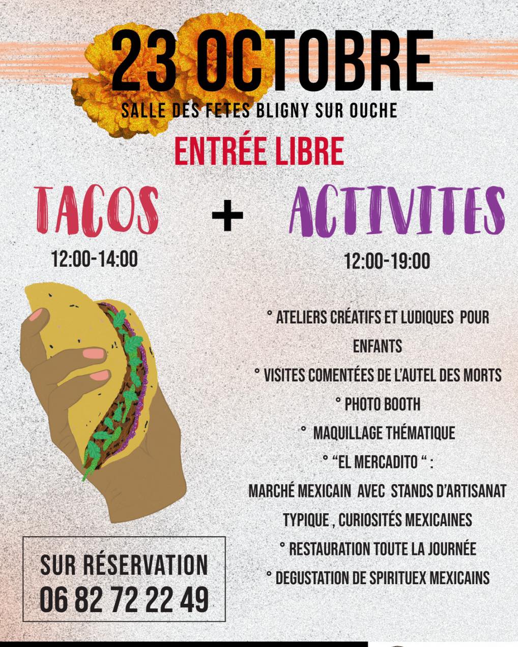 affiche fête mexicaine