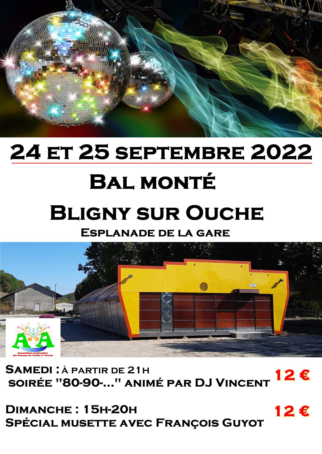 affiche bal monté