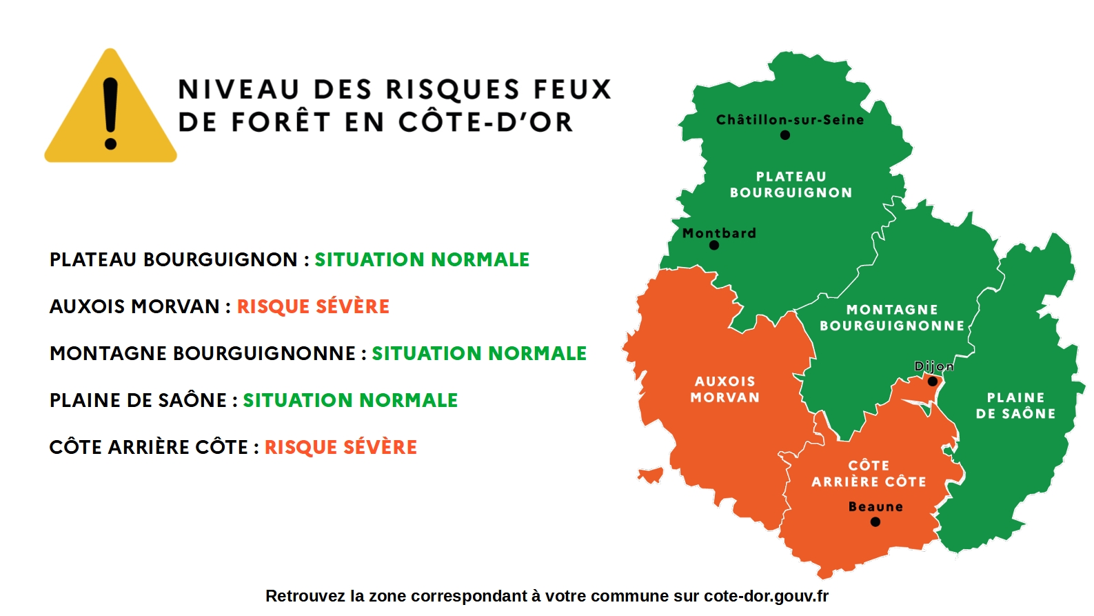 carte risque feux de forêt