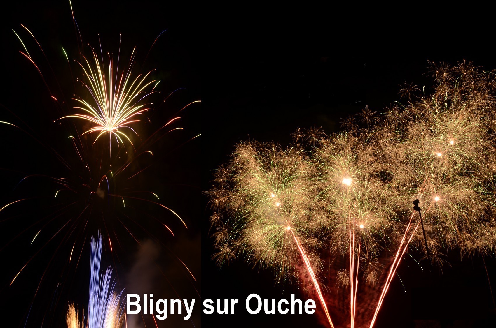 feu d'artifice Bligny sur Ouche