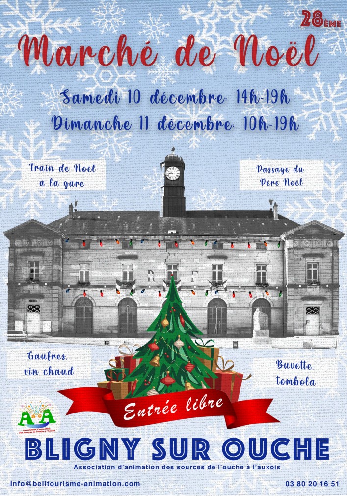 affiche marché de noël